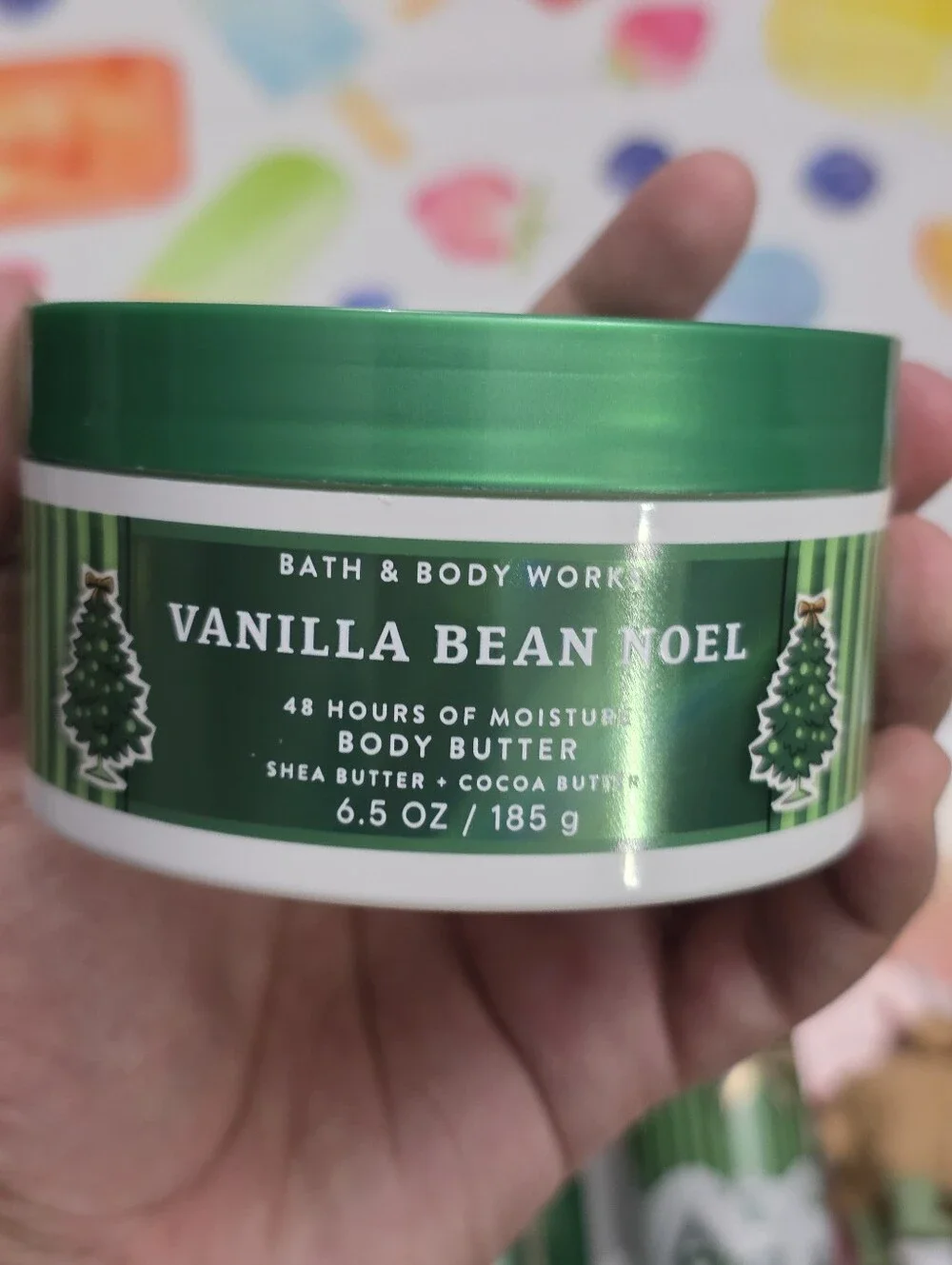 Bath & Body Works Vanilla Bean Noel Green 8 Piece Holiday Gift Set New RARE